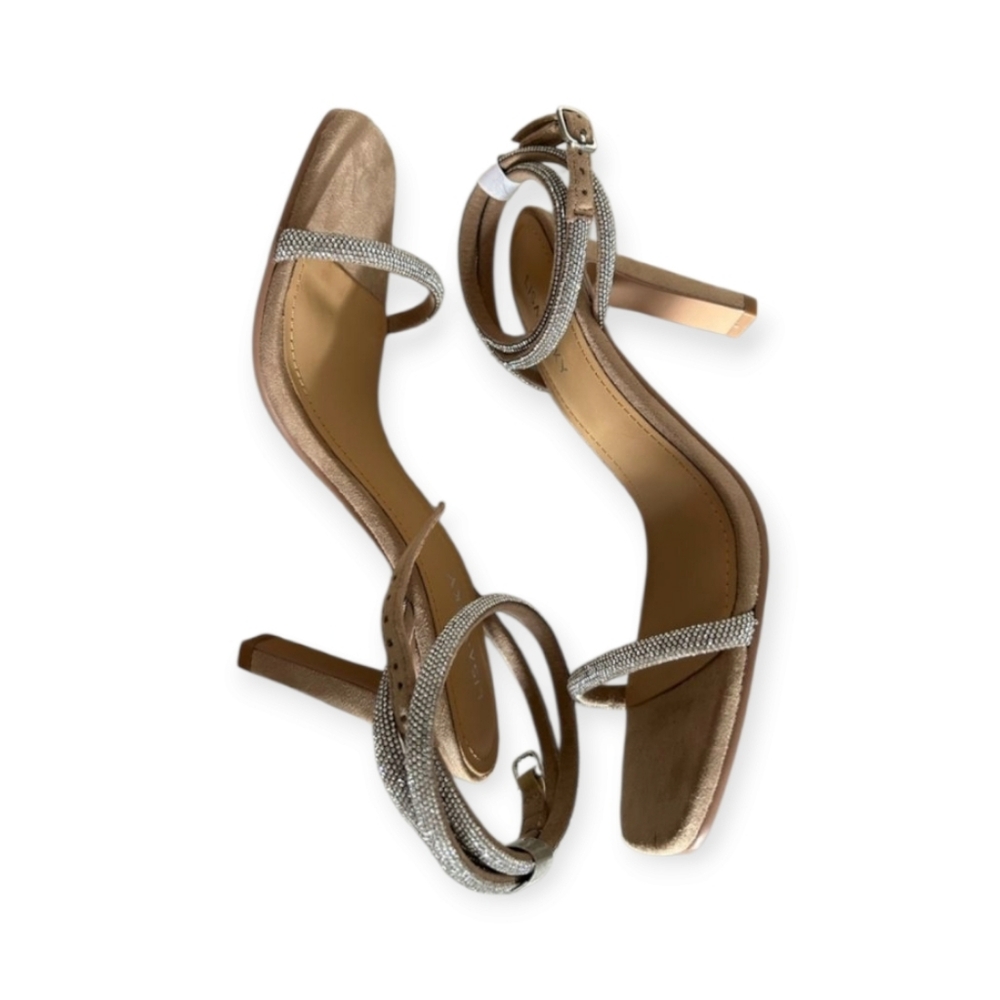 New Lisa Vicky Angelic Rhinestone Ankle Strap Heel 9 - Picture 4 of 8